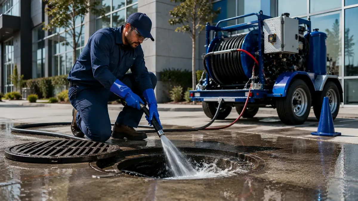 Commercial Hydro Jet Drain Cleaning in Arcadia