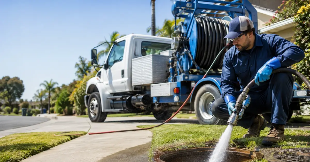 Hydro jet sewer cleaning Arcadia