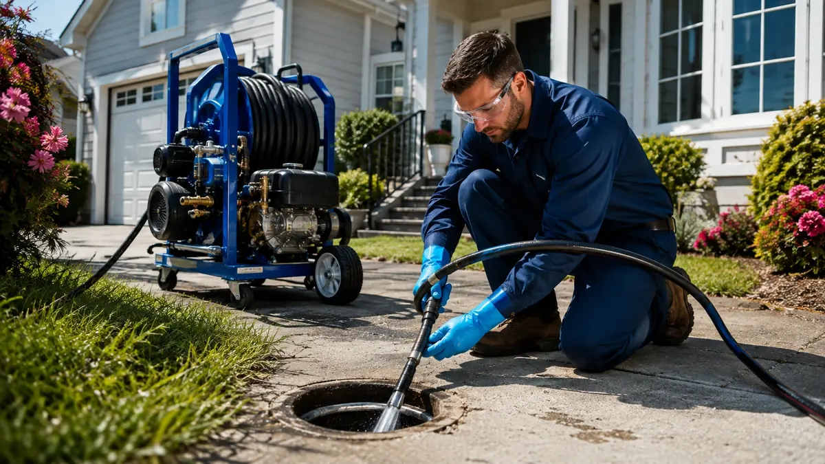 Residential Hydro Jet Drain Cleaning in Arcadia