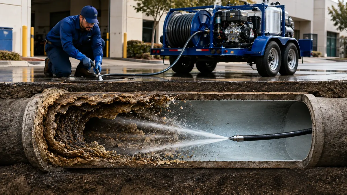 Sewer Pipe Descaling in Arcadia